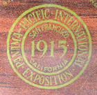 Rare 1915 Whitehead   Hoag Panama Pacific Expo Ppie Pocket Paperweight Mirror Xx