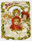 Children  Frances Brundage Artist To Greet You Calendar For 1905  Tuck 202