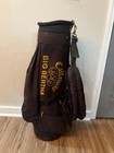 Vintage Callaway Big Bertha Golf Bag Brown Yellow Carry Strap Dividers Pockets