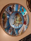 Australia Souvenir Metal Plate  Hanger Australian Map   Animal Blue
