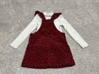 3t Toddler Girl Thanksgiving Outfit - Turkey Jumper Dress  Turtleneck Shirt