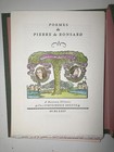 1985 Ronsard Poems Bronte Press Signed 1 20 Hand Colored Fine Press Portfolio