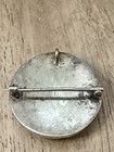 Antique Hand Painted Brooch Pendant 800 Silver Rare Lever Catch 1890