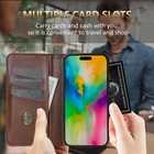 For Iphone 17 Pro Max 17 Air 16 15 Flip Pu Leather Wallet Card Holder Stand Case
