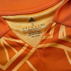 New Adidas Women s Small Long Sleeve Orange Football soccer Jersey Aeroready