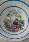 Antique 19th Century Victorian Robinson Crusoe Ceramic Porcelain Nursery Plate