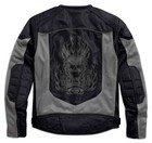 Harley Davidson Ferris Reflect Piping Mesh Riding Jacket Black Grey Size 2xl New