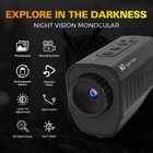 N3 Night Vision Monocular 300m Nvg With 1080p Video   12mp Photo 5x Digital Zoom