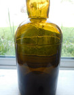 Nice 3 Mold Olive Green Liquor -1870 s
