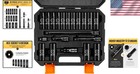 20-piece Metric Deep Impact Socket Set  Cr-v Steel 10-24mm