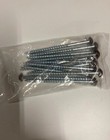 Genuine 002 Black Mid America 3  Painted Black Screws For Vinyl Shutters 12 Pack