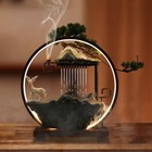 Desktop Water Fountain Indoor Waterfall With Atomizer   Led Table Decor Fountain