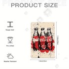 Coca-cola Coke Soda Pop Cola   Rustic Metal Sign Retro Garage Man Cave