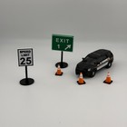 1 64 Scale Road Sign Set 11 Signs   3 Cones For Hot Wheels Matchbox Diorama