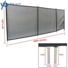 Pool Fence 4 X 108 Ft Removable Pool Fences For Inground Pools Outdoor  Black