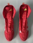 Adidas Box Hog 4 Boxing Boots Shoes Jp9846     Missing Laces     Men   s Size 8     Red