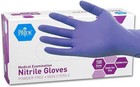 Medpride Nitrile Exam Gloves Medium Powder Free Iris Blue Box Of 100 Disposable 