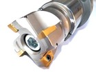 2  Face Shell Mill Cutter 90 Degree 4 Flutes Cat40 Face Milling Cutter W Inserts