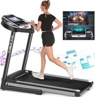 3 25hp Foldable Treadmill For Home Electric Quiet Folding Running Jogging Machin