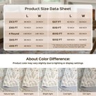 2x3 Washable Entry Area Rugs Doormat  Non Slip Rubber Backing Carpet - Low Pile