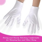12 Pairs Xl White Cotton Gloves For Dry Hand Moisturizing Cosmetic Eczema