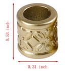 10pcs pack Dreadlock Hair Braid Ring Beads Dreadlocks Cuff Clip Hair Accessor  b