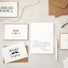 48 Pack Black And White Thank You Cards With Kraft Paper Envelopes  4 X 6 In