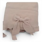 Pottery Barn Kids Bow European Linen Crib Skirt Pink Blush New