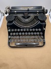 Vintage 1920s-1940s Underwood Black Typewriter Model 5 All Keys In Tact Steel