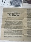 Antique  1913 Flinch Card Game  Original Box Instructions