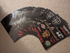 Deftones Sticker Sheets - 10 Stickers Per Sheet B-sides   Rarities - 2005