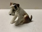 1940 s Terrier Dog Figurine Japan Hand Painted