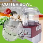 For Robot Coupe R2 Replacement 112203 Food Processor 3 Quart Clear Cutter Bowl
