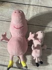 Lot 2 Ty Beanie Baby Peppa Pig Plush Animal Stuffed Toy Muddy 6      4   