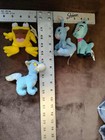 Lot 4 Mcdonalds Neopets Yellow Quiggle   Blue Blumaroo Ixi Lupe 4  Plush 2004