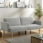 Futon Sofa Bed Sleeper Convertible Couch Living Room Compact Versatile Design 