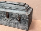 Vintage Custom Handmade Steel Tool Box Coffin Art Deco Unique Collectible  