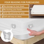 12x Bed Sheet Holders For Corner With Sheet Locks  Non-slipsheet Fasteners Fits