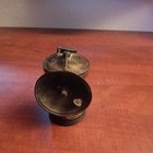 Vtg Auto Lite Carbide Lamp Coal Miners Head Brass Light Universal Lamp Co 