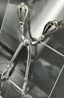 Art Nouveau Sterling Sugar Tongs W s Sorensen Danish Design House Golden Crown