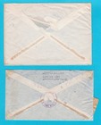 Paraguay 2 Covers 1951-54 Asuncion To Usa