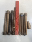 Bobbins Spools Wood Industrial Style 3 -10  Spindles Vtg Wooden Quills Lot-10 