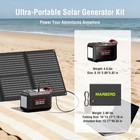 Marbero  237wh Solar Generator With Solar Panel Included Portable Power Station
