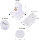 Magnetic Cabinet Door Latch Catch Lock Locks Child Baby Safety Proofing Adhesive
