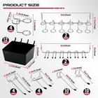 Pegboard Organizer Peg Board Hooks 300-piece Hooks For Black