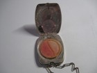 Neat Little Vintage Ladies Powder Compact With Short Chain