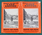 1930 Canadian Pacific Railroad Hotel Ad Booklet Chateau Lake Louise Cpr Railway