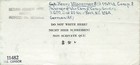 Pow Prisoner Of War Letter Mail Usa 2wk Camp Gordon