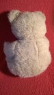 Vintage 13  Eden Sitting Teddy Bear Tan W  Orange Gold Feet Plush Stufeed Animal