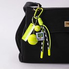Mini Tennis Keychain Braided Rope Bag Pendant Sports Fashion Accessory Gift